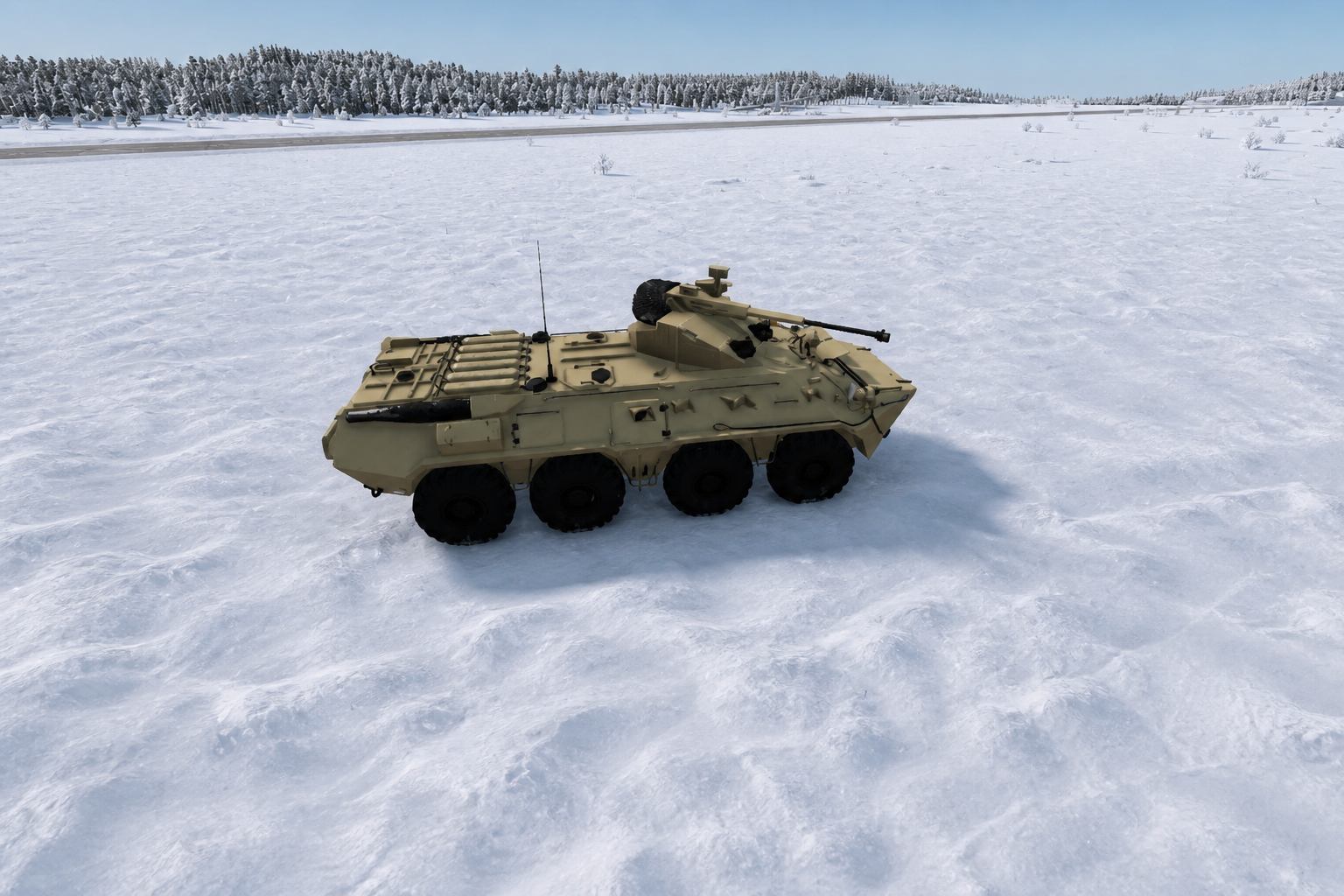 BTR-82 patrol on Sakhal PvE