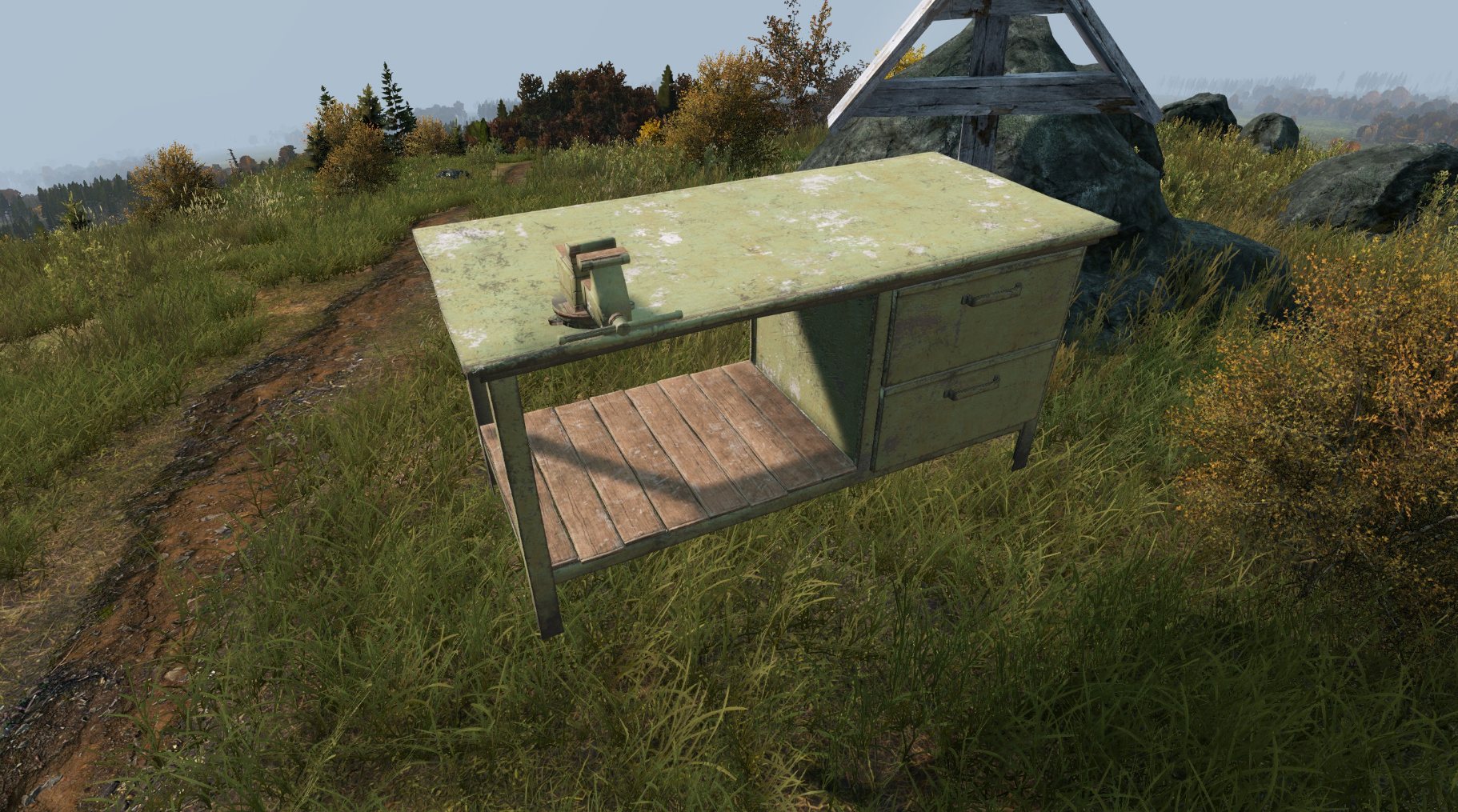 Skin workbench — the green repaint station